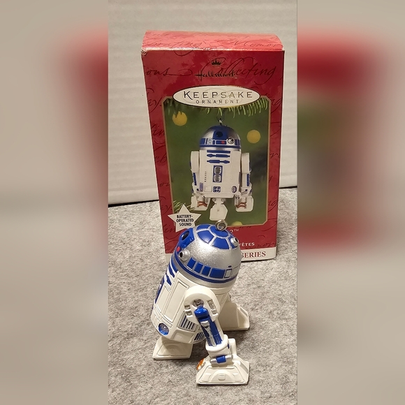 Hallmark KeepsakeOrnament R2D2 Star Wars collector series - Picture 1 of 4